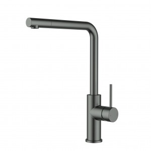 Otus Gun Metal Slimline SS Pull-Out Sink Mixer